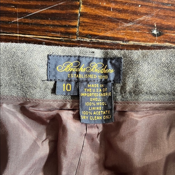 Vintage Brooks Brothers Blue Label Trousers Size 10 - Picture 3 of 4